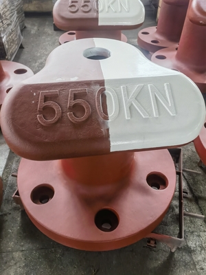 Marine Dock Bollard Customized Cast Steel Untuk Mooring Kepala Tee