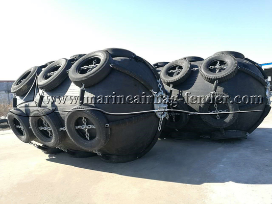 1.5m X 3m Inflatable Karet Berhenti Fender Pelabuhan Fender Untuk Kapal Dan Kapal Perahu