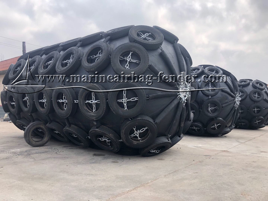 Fender Pneumatik Terapung 80kpa tahan penuaan Fender Jenis Yokohama
