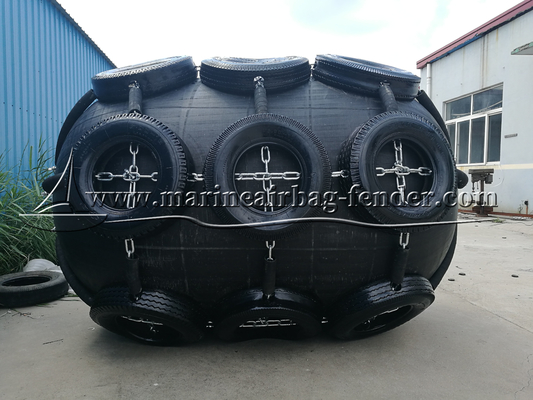 1.5m X 3m Inflatable Karet Berhenti Fender Pelabuhan Fender Untuk Kapal Dan Kapal Perahu