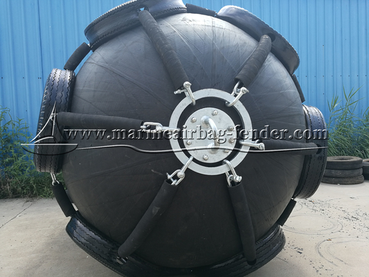 1.5m X 3m Inflatable Karet Berhenti Fender Pelabuhan Fender Untuk Kapal Dan Kapal Perahu