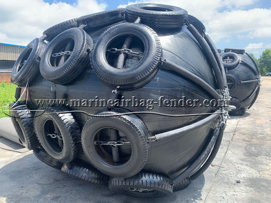Fender Karet Pneumatik Tekanan Tinggi Ringan untuk Docking dan Mooring Kapal