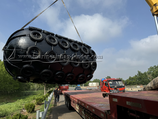 Fender Karet Pneumatik Terapung 50kPa 80kPa Mudah Dipasang