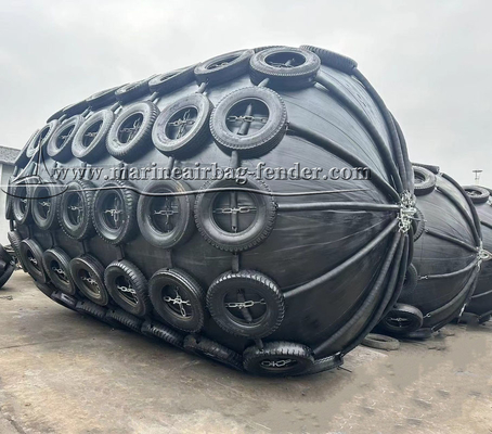 Jenis Jaring Rantai Floating Rubber Fender Quay Pneumatic Marine Fenders