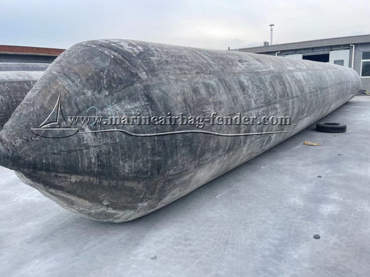 Ketebalan Disesuaikan Kapal Peluncuran Karet Airbag 0,3m - 2,0m Diameter
