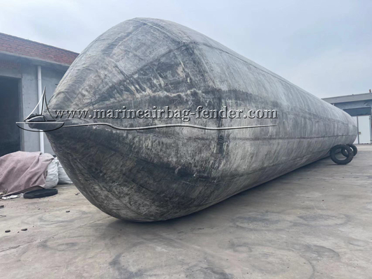 Ketebalan Disesuaikan Kapal Peluncuran Karet Airbag 0,3m - 2,0m Diameter