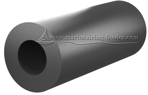 Kapal Peluncuran Fender Karet Laut Hitam Dengan Semua Aksesoris