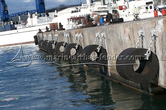 Kapal Peluncuran Fender Karet Laut Hitam Dengan Semua Aksesoris