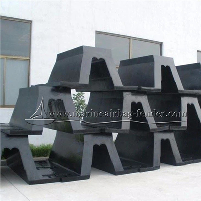 Natural Rubber Dock Fender / Arch Rubber Fender untuk Wharf dan Bumper