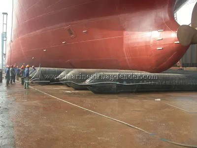 Black Customized Ship Launching Airbag Lifting and Moving Marine Rubber Airbag
