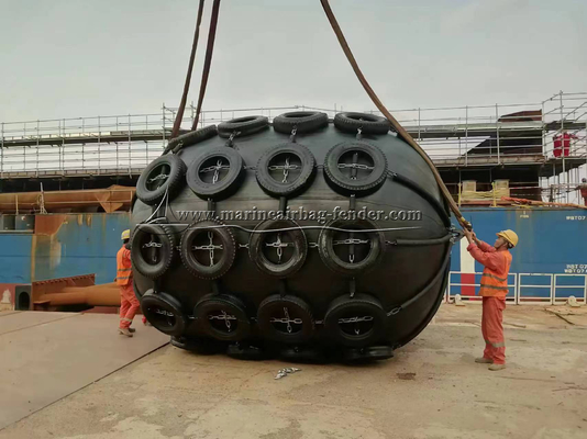Fender Karet Pneumatik Terapung 50kPa 80kPa Mudah Dipasang