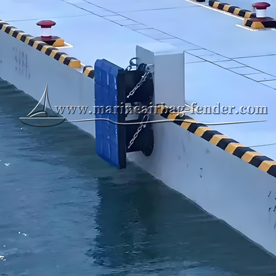 Fenders Karet Laut Dock tahan lama Disesuaikan Dengan Rantai Baja Rostless