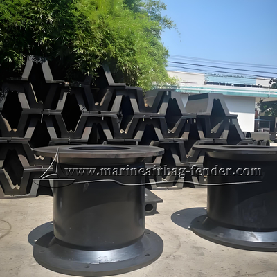 Fenders Karet Laut Dock tahan lama Disesuaikan Dengan Rantai Baja Rostless