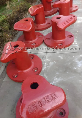Corrosion Resistant Steel Dock Bollard Dengan Permukaan Dicat