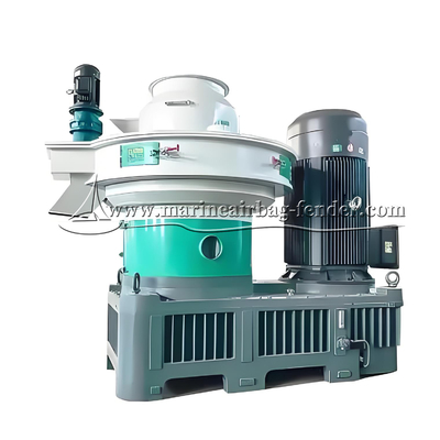 Pneumatic Flat Die Pellet Machine Dengan Heavy Duty Reducer / Sistem Lubrication Otomatis