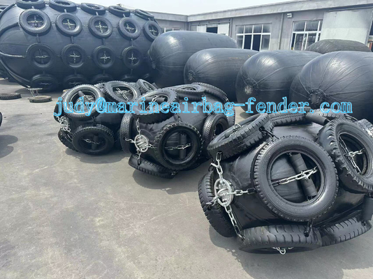 Fender Karet Inflatable Tensile Tinggi Laut Untuk Aplikasi Offshore Mudah Bekerja
