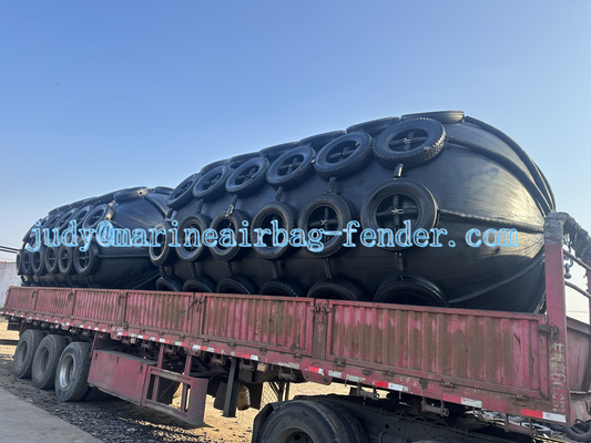 Fender Karet Inflatable Tensile Tinggi Laut Untuk Aplikasi Offshore Mudah Bekerja