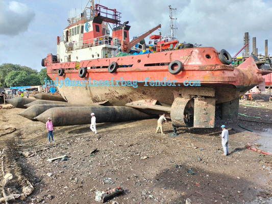 Kapal Peluncuran Heavy Duty Air Bags Dibuat Tanpa Usaha Dengan Lift Boat Air Bag Tekanan Tinggi